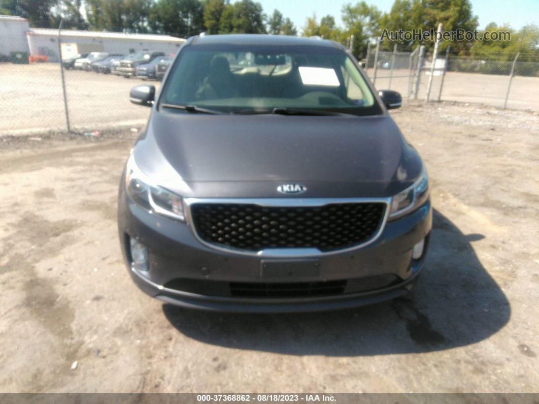 2017 Kia Sedona Ex Gray vin: KNDMC5C17H6343245