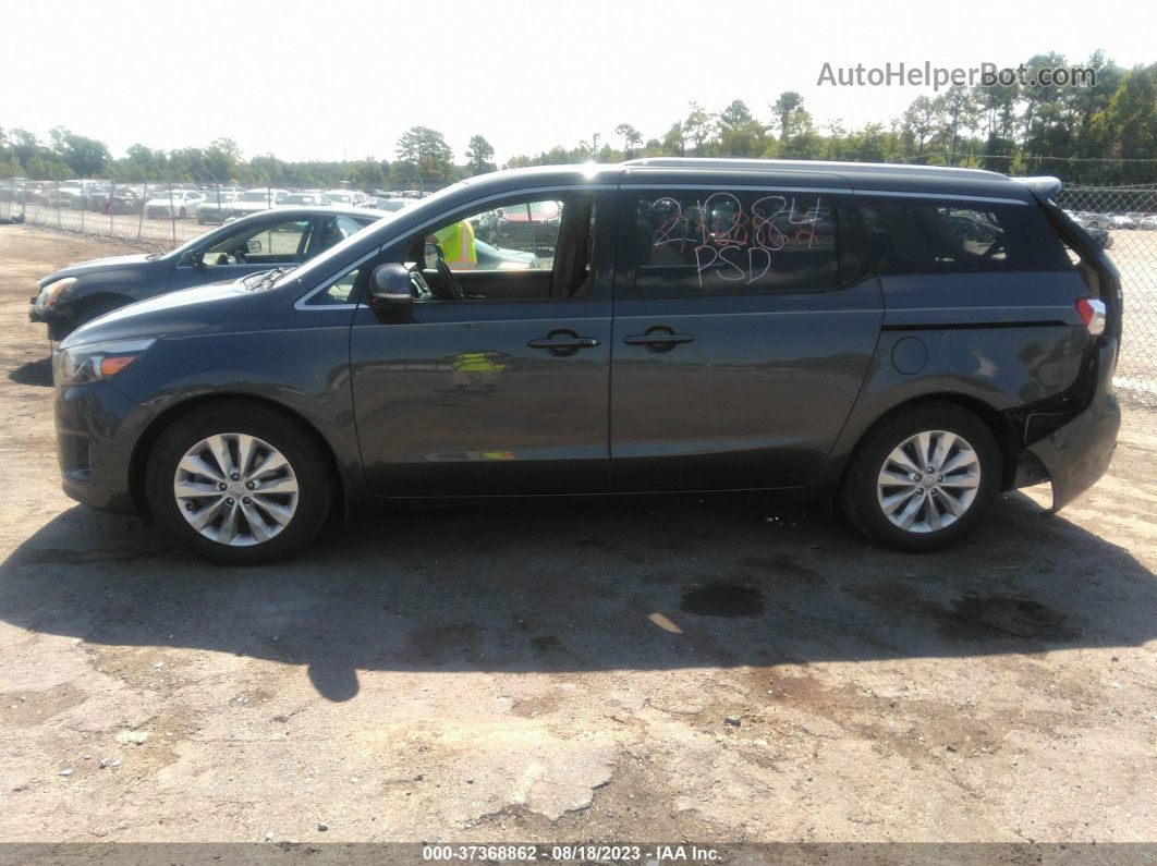 2017 Kia Sedona Ex Gray vin: KNDMC5C17H6343245