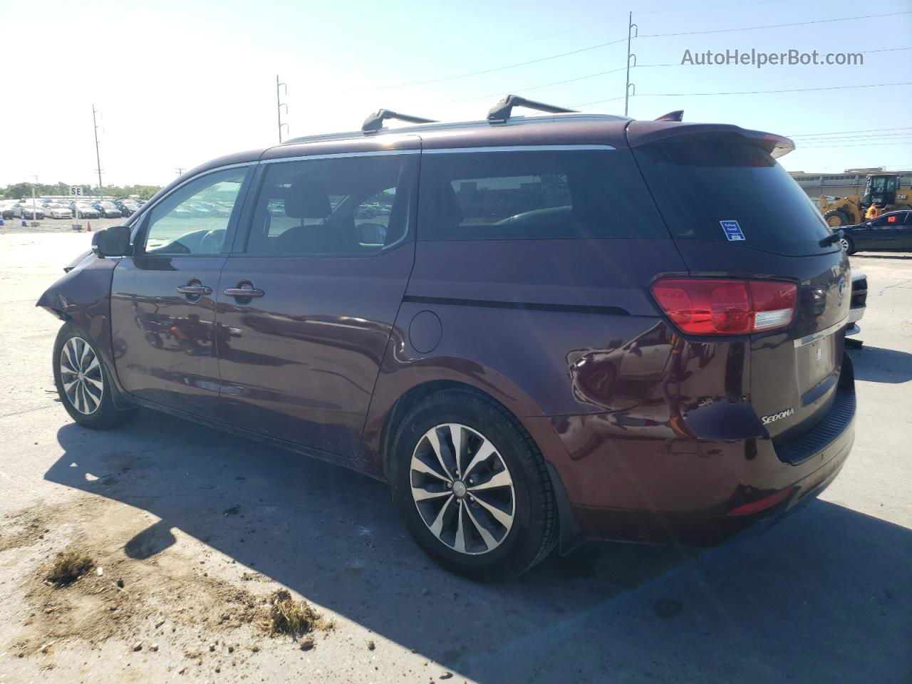 2017 Kia Sedona Ex Burgundy vin: KNDMC5C18H6343884