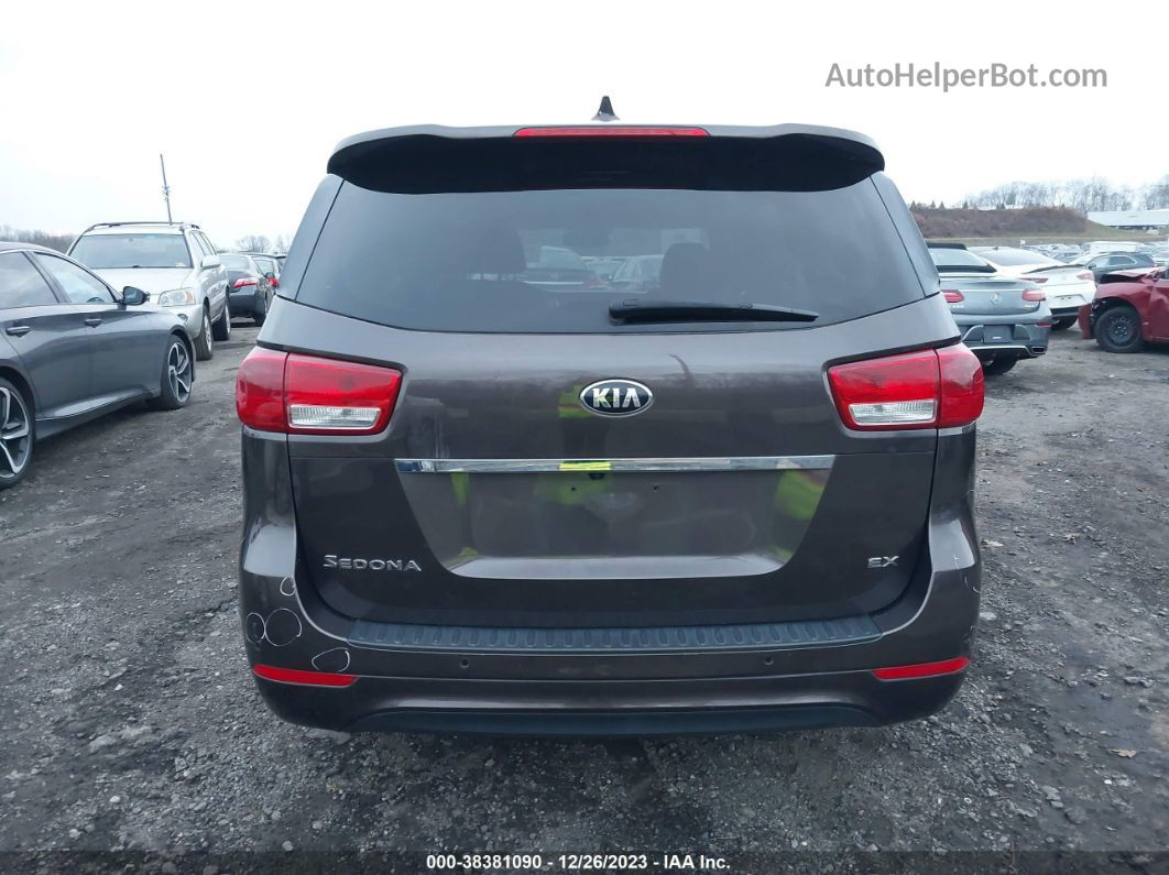 2017 Kia Sedona Ex Black vin: KNDMC5C19H6257242