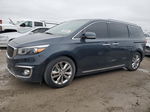 2017 Kia Sedona Sxl Blue vin: KNDME5C11H6274353