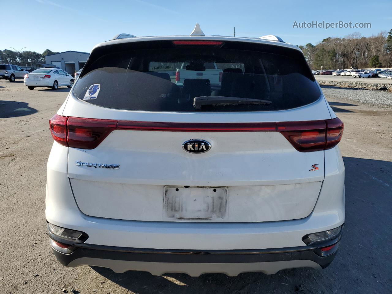 2020 Kia Sportage S White vin: KNDP63AC1L7633688