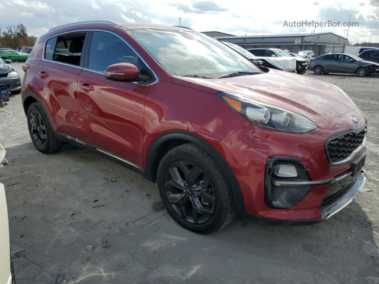 2020 Kia Sportage S Maroon vin: KNDP63AC2L7634946