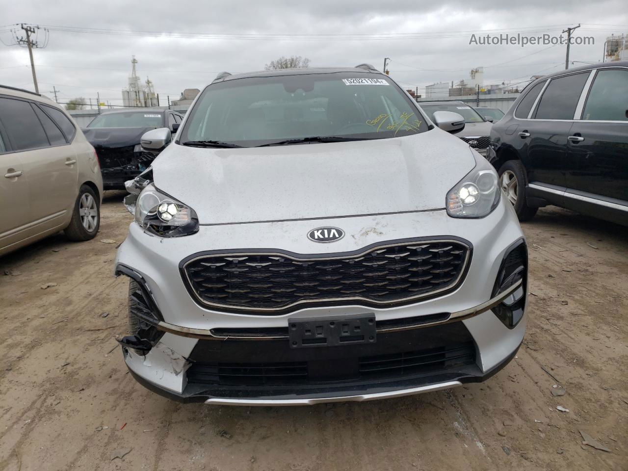 2020 Kia Sportage S Silver vin: KNDP63AC2L7696363