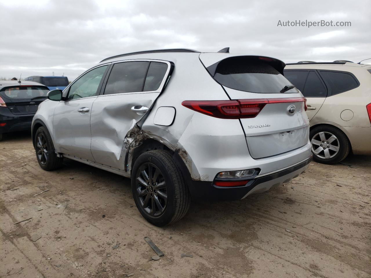 2020 Kia Sportage S Silver vin: KNDP63AC2L7696363