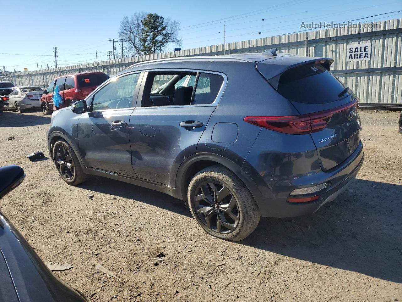 2020 Kia Sportage S Синий vin: KNDP63AC8L7648155