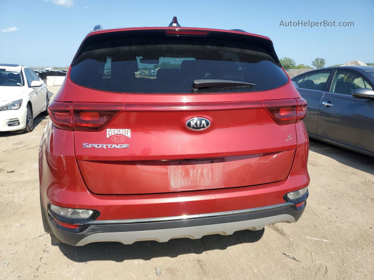 2020 Kia Sportage S Красный vin: KNDP63AC8L7707530