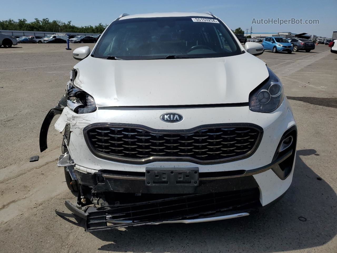 2020 Kia Sportage S White vin: KNDP63AC9L7668298