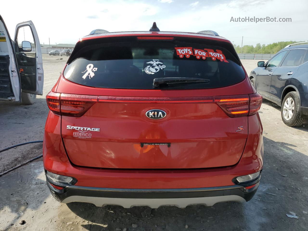 2020 Kia Sportage S Бордовый vin: KNDP63AC9L7675235