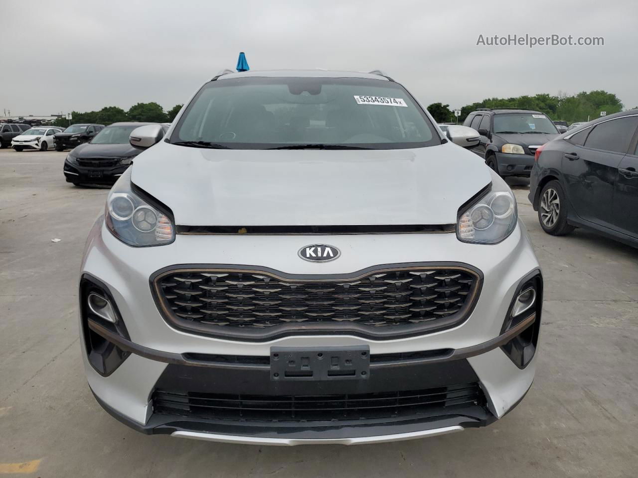 2020 Kia Sportage S Серебряный vin: KNDP63AC9L7712641