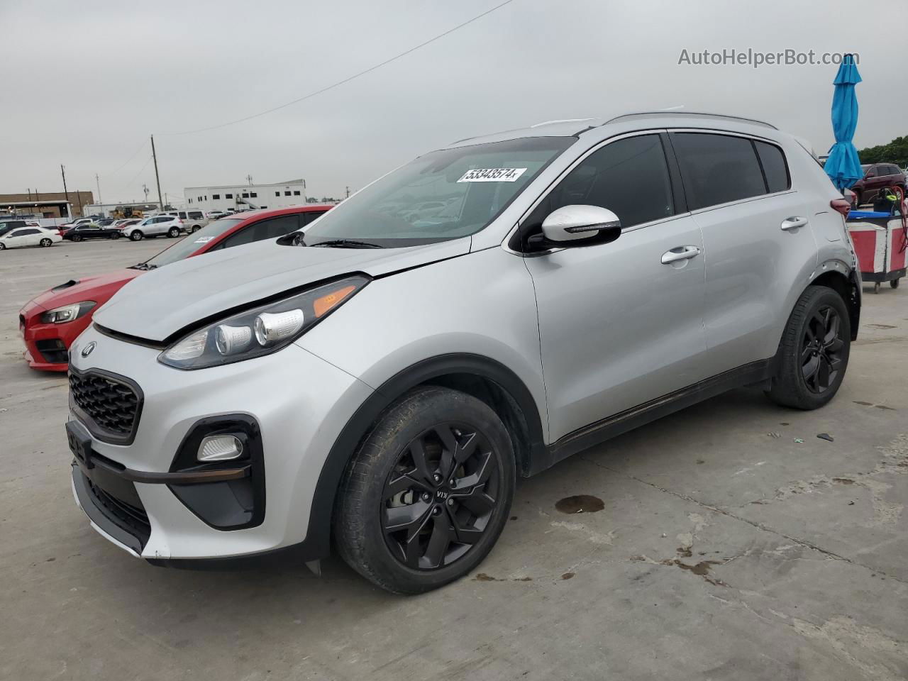 2020 Kia Sportage S Silver vin: KNDP63AC9L7712641