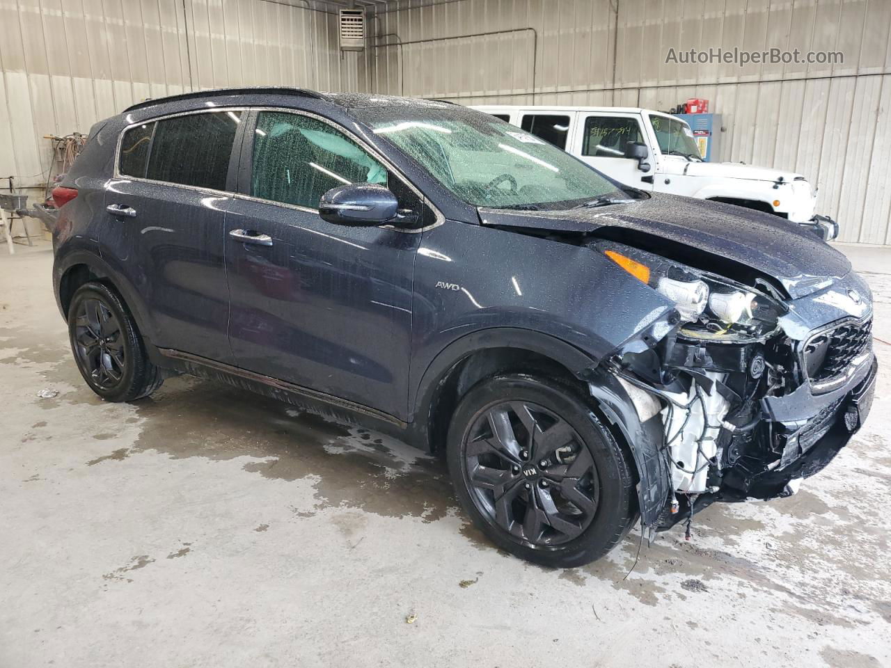 2020 Kia Sportage S Blue vin: KNDP6CAC0L7688293