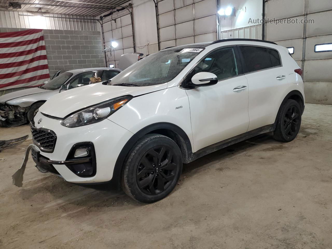 2020 Kia Sportage S White vin: KNDP6CAC0L7774767