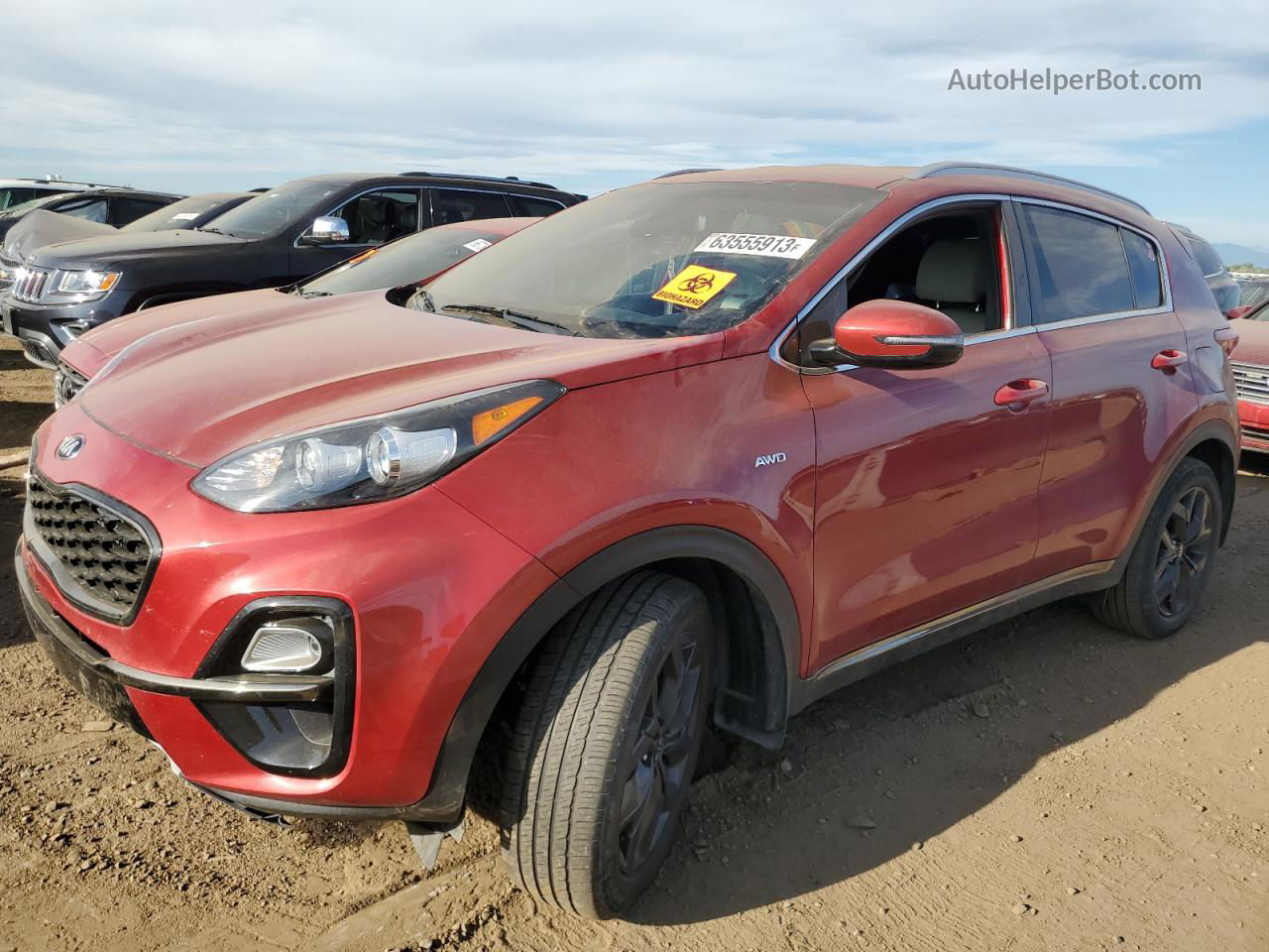 2020 Kia Sportage S Red vin: KNDP6CAC0L7806990