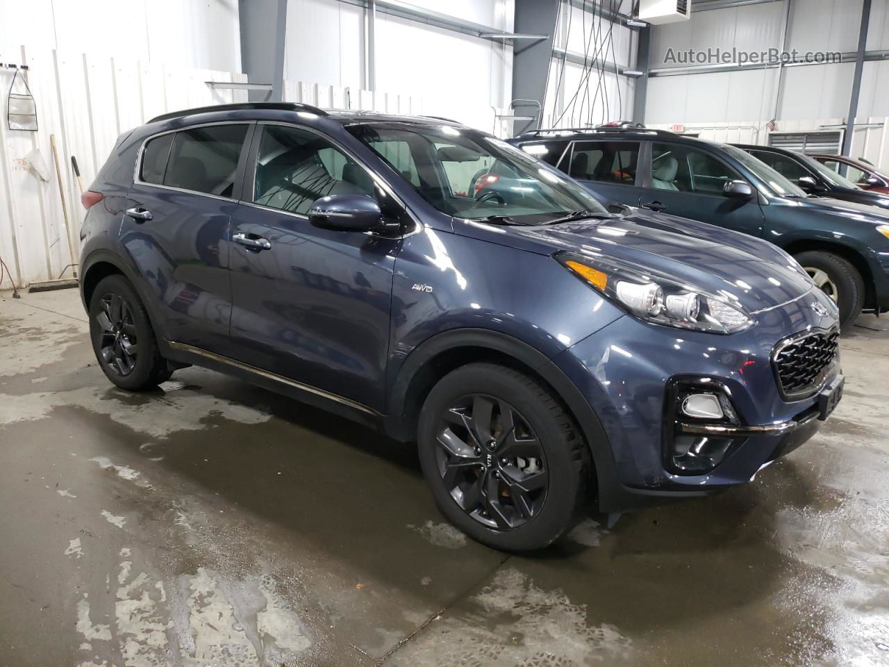 2020 Kia Sportage S Blue vin: KNDP6CAC3L7665252