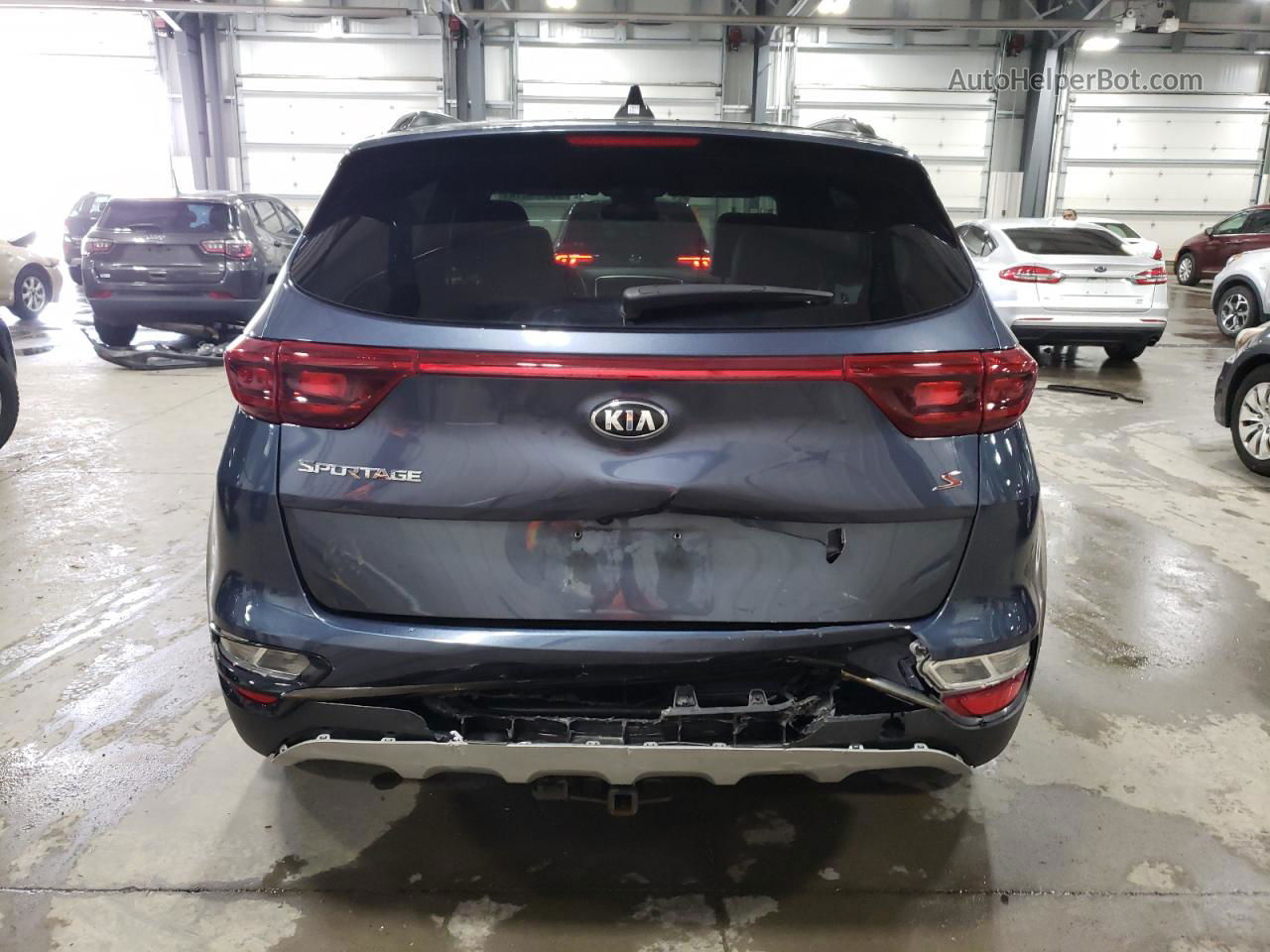 2020 Kia Sportage S Blue vin: KNDP6CAC3L7665252