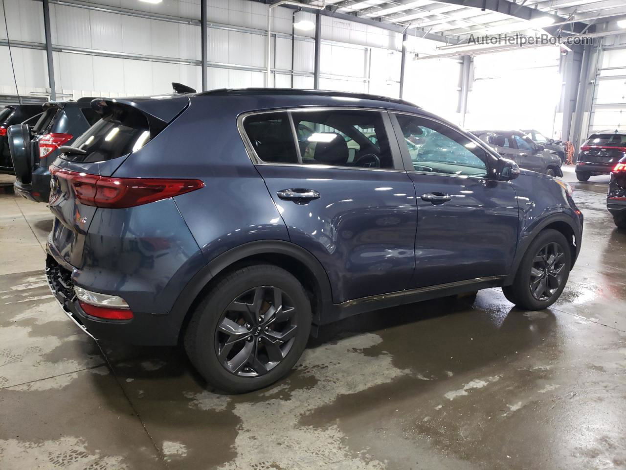 2020 Kia Sportage S Blue vin: KNDP6CAC3L7665252