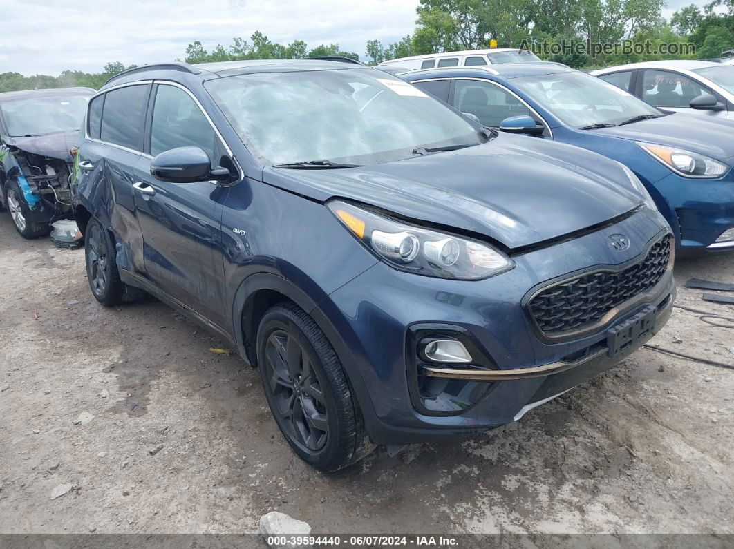 2020 Kia Sportage S Blue vin: KNDP6CAC4L7728360