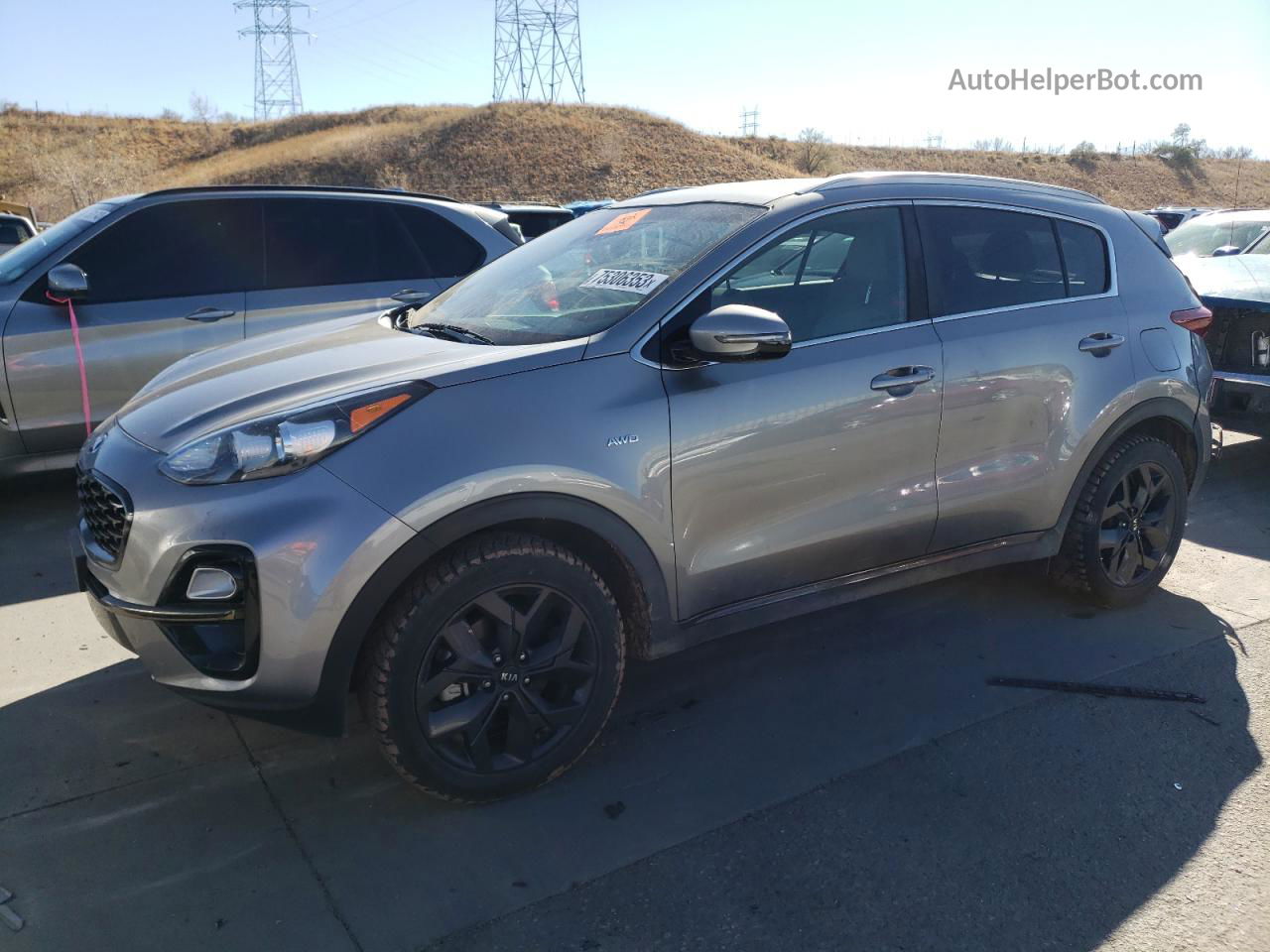 2020 Kia Sportage S Gray vin: KNDP6CAC5L7684031