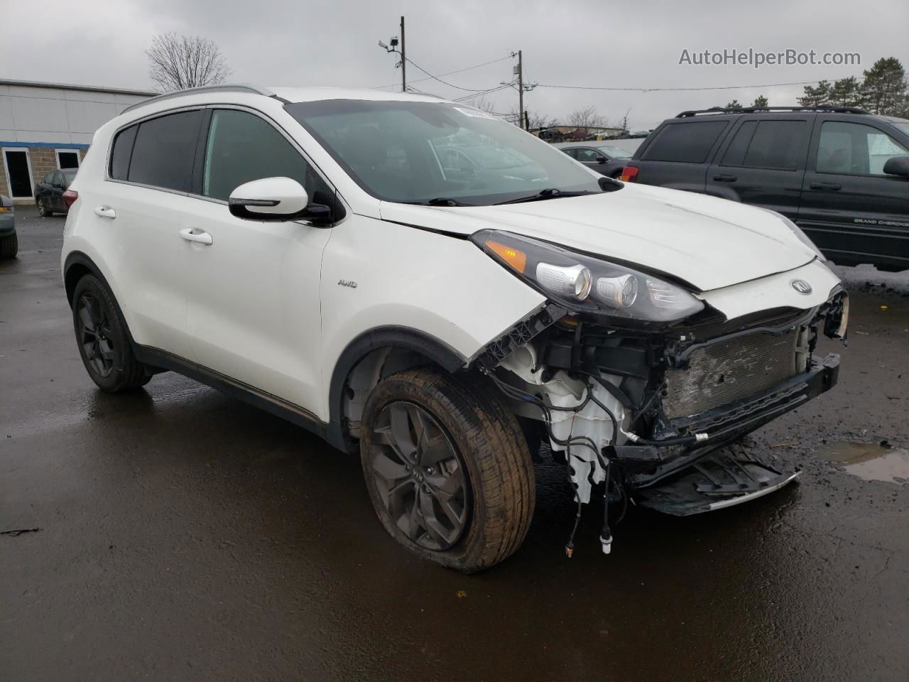 2020 Kia Sportage S White vin: KNDP6CAC6L7833224