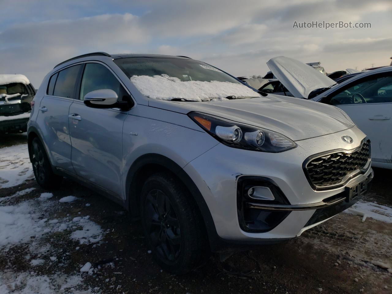 2020 Kia Sportage S Silver vin: KNDP6CAC7L7656537