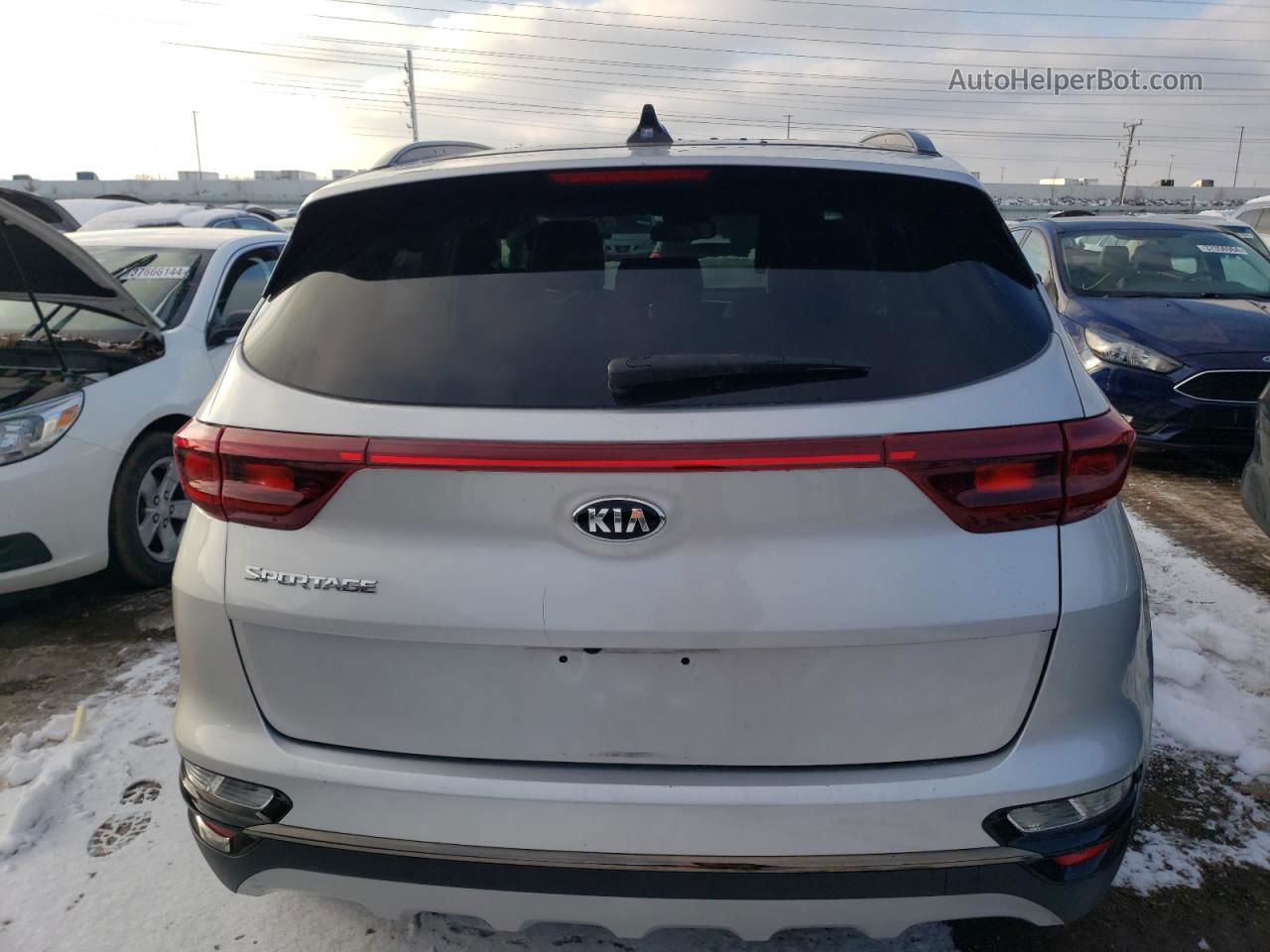 2020 Kia Sportage S Silver vin: KNDP6CAC7L7656537