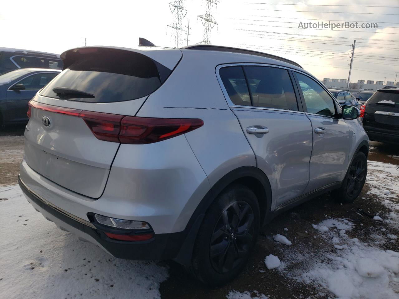 2020 Kia Sportage S Silver vin: KNDP6CAC7L7656537