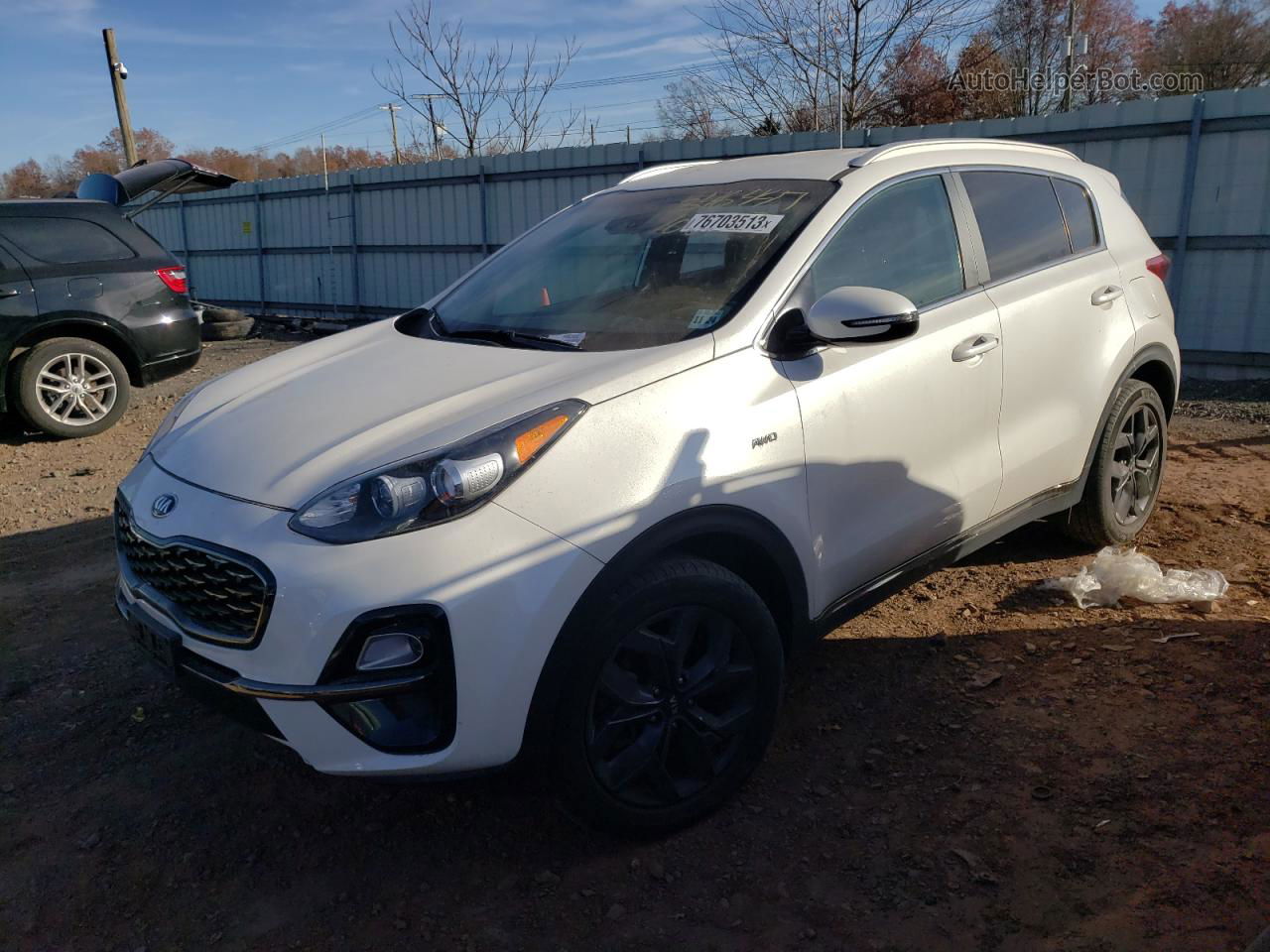 2020 Kia Sportage S White vin: KNDP6CAC7L7679963