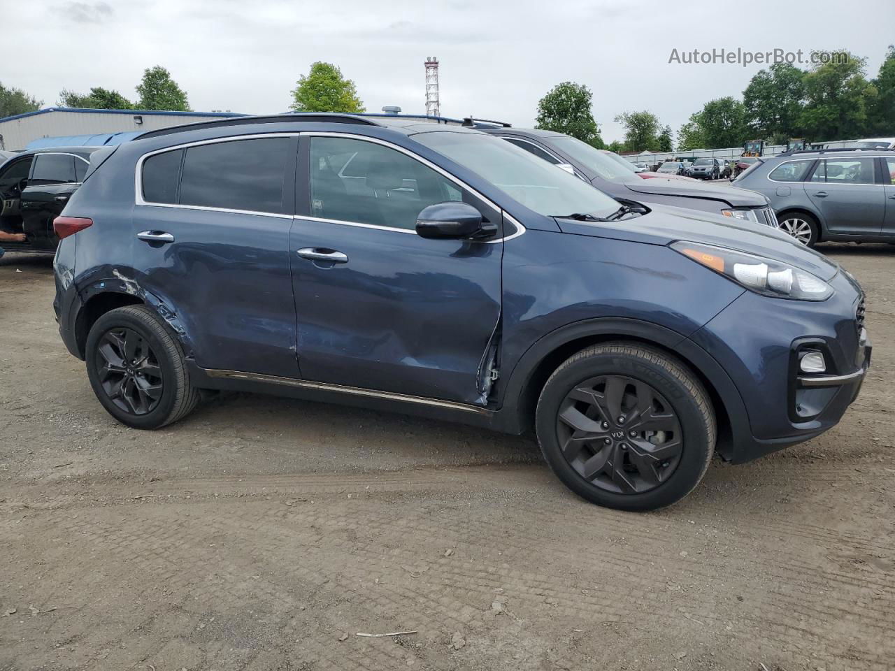 2020 Kia Sportage S Blue vin: KNDP6CAC7L7772482