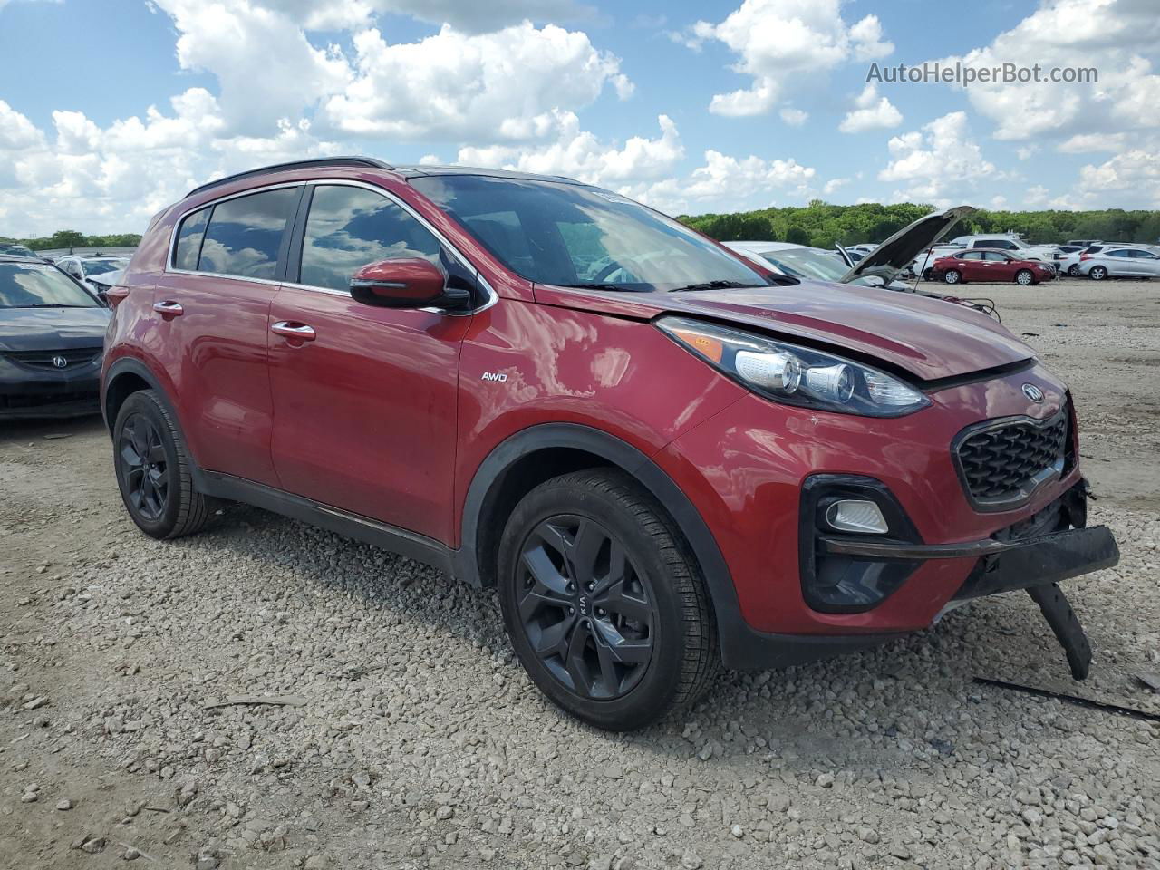 2020 Kia Sportage S Red vin: KNDP6CAC8L7714980