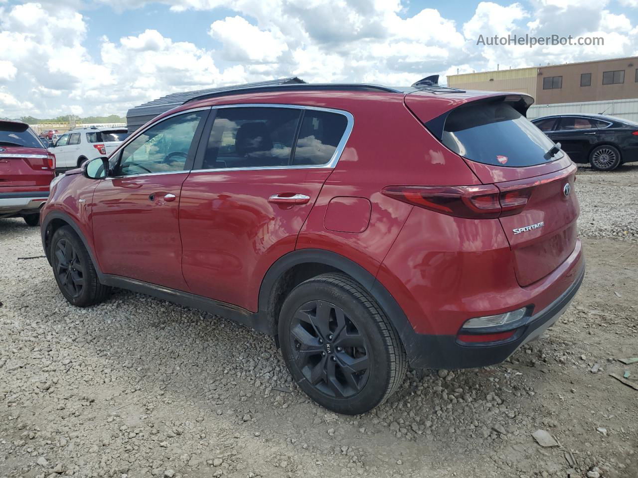 2020 Kia Sportage S Красный vin: KNDP6CAC8L7714980