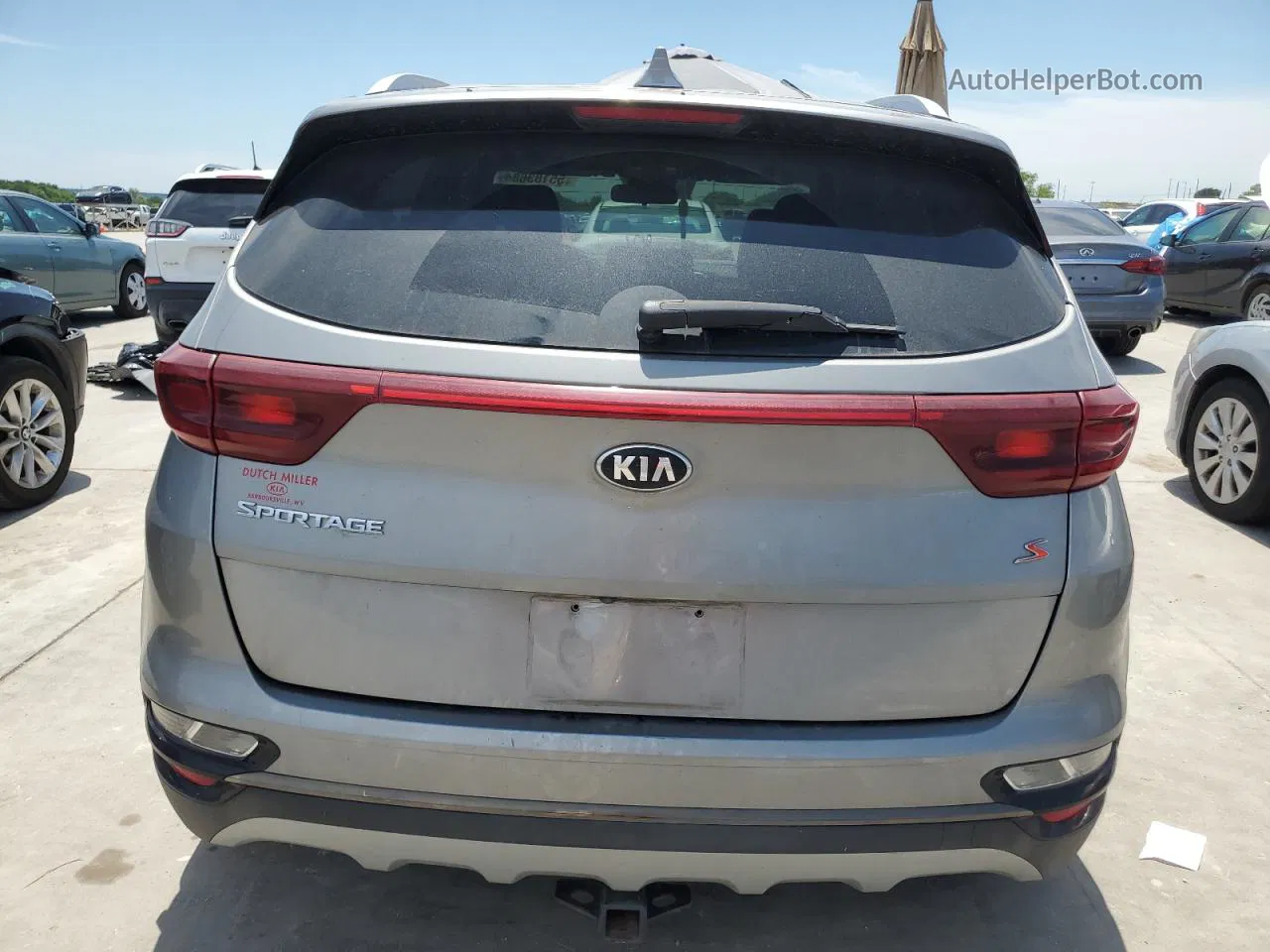 2020 Kia Sportage S Серый vin: KNDP6CAC8L7774239