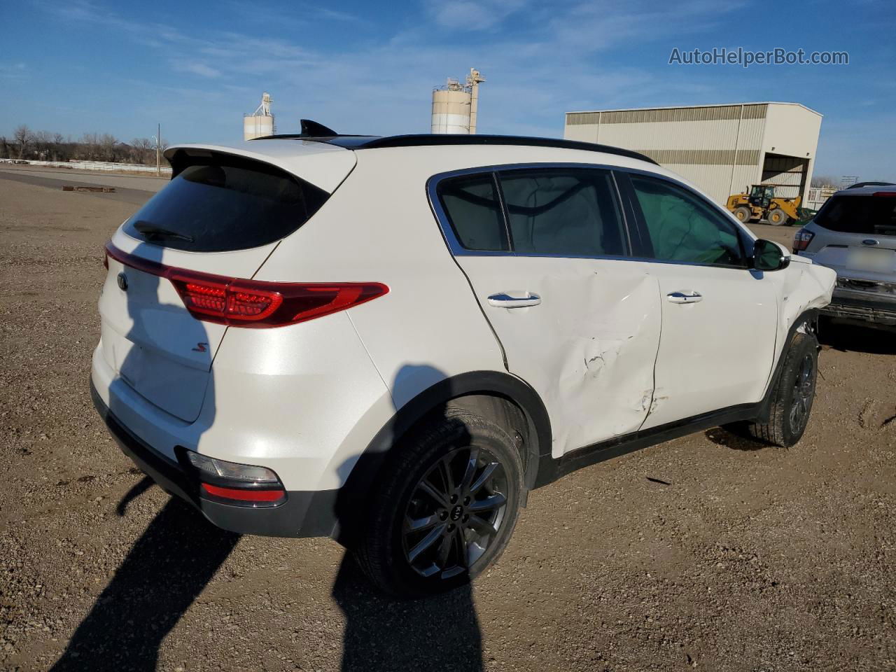 2020 Kia Sportage S White vin: KNDP6CAC8L7817686