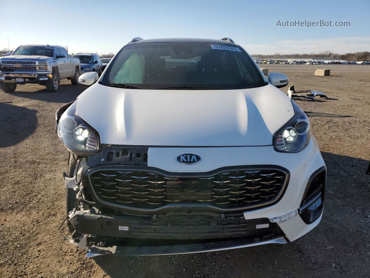 2020 Kia Sportage S Белый vin: KNDP6CAC8L7817686