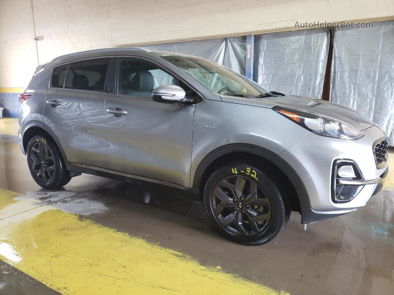 2020 Kia Sportage S Gray vin: KNDP6CAC9L7658094