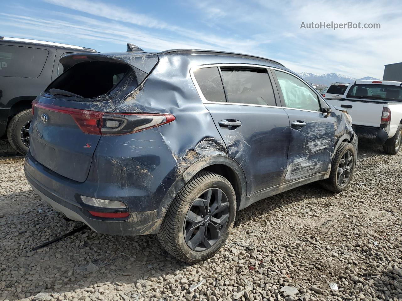 2020 Kia Sportage S Синий vin: KNDP6CAC9L7762715