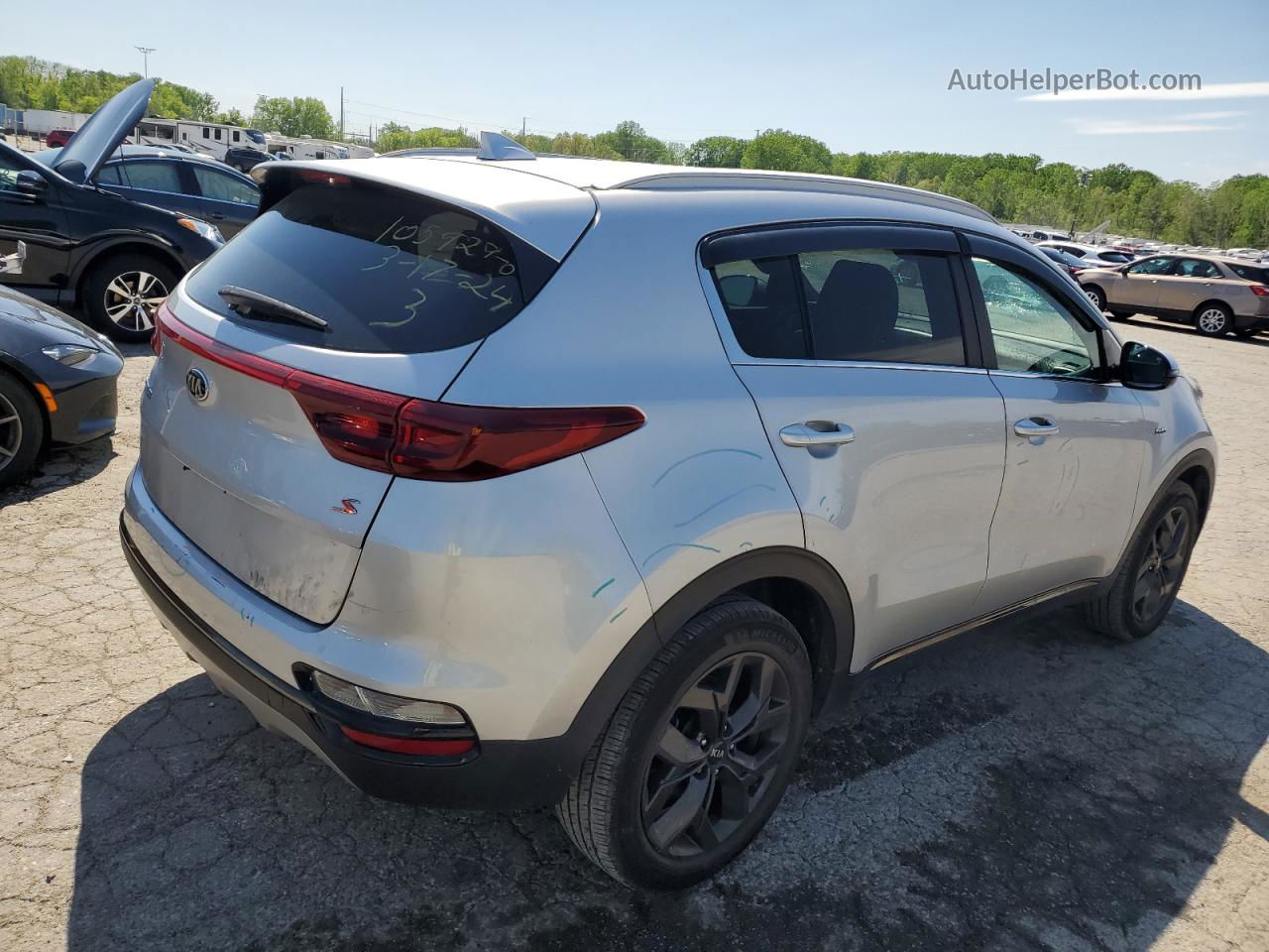 2020 Kia Sportage S Silver vin: KNDP6CACXL7640316