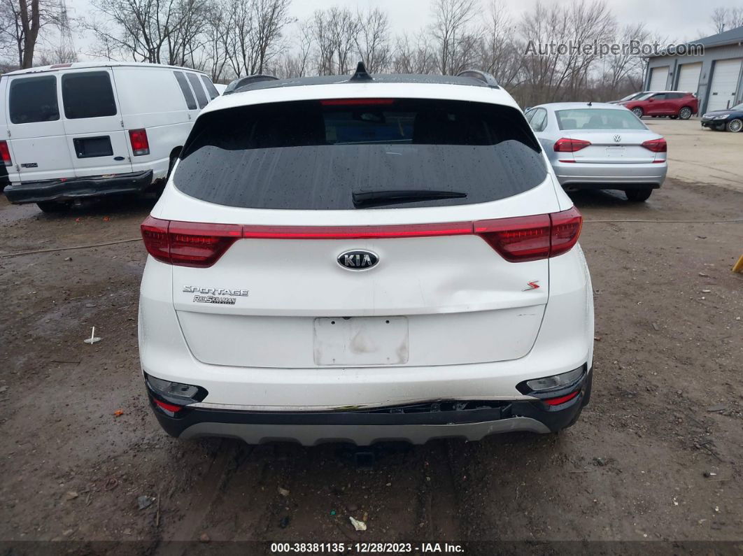 2020 Kia Sportage S White vin: KNDP6CACXL7800338