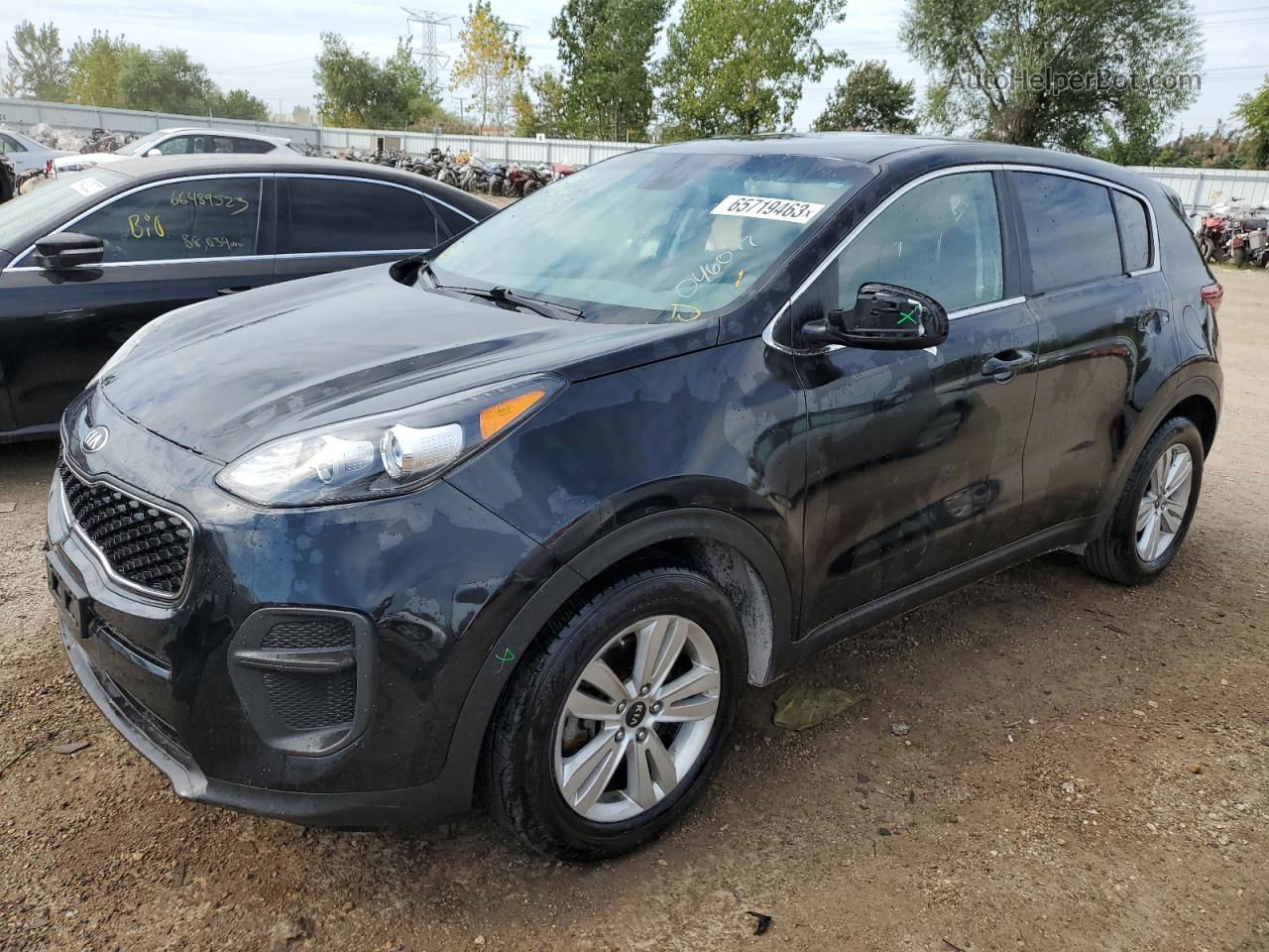 2017 Kia Sportage Lx Black vin: KNDPM3AC0H7116024