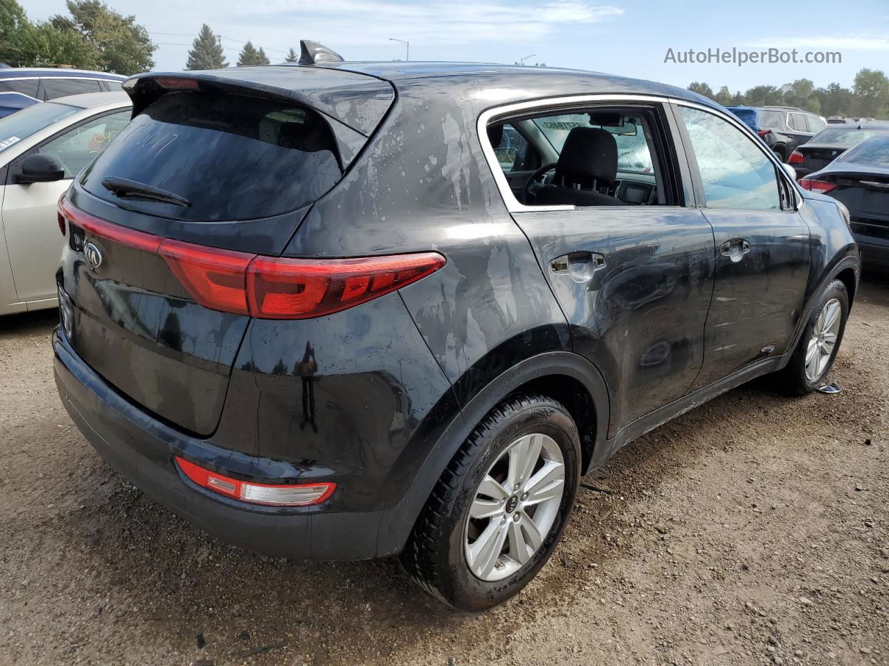 2017 Kia Sportage Lx Black vin: KNDPM3AC0H7116024