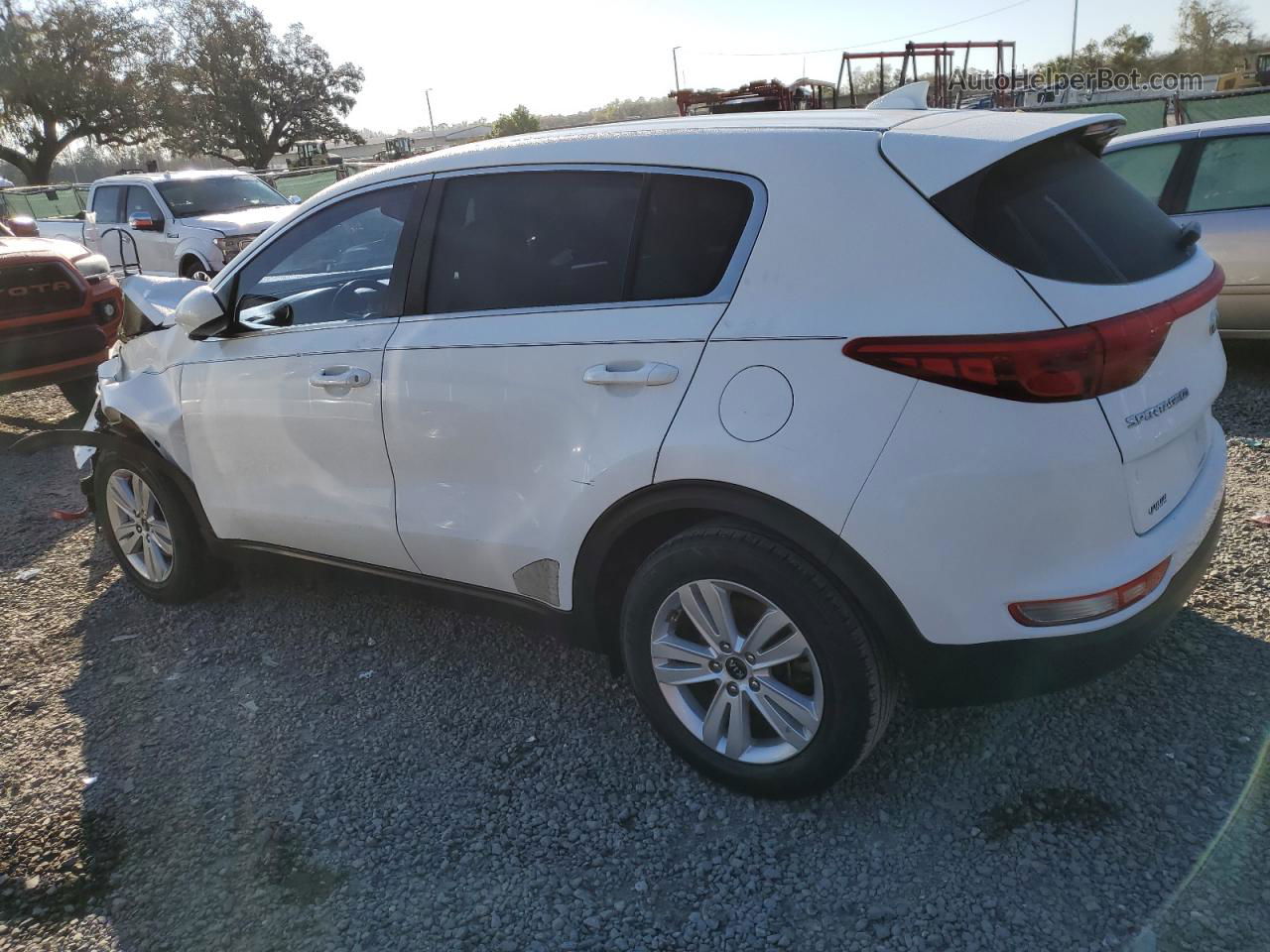 2017 Kia Sportage Lx White vin: KNDPM3AC0H7206709