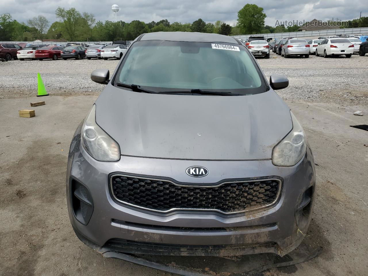 2017 Kia Sportage Lx Серый vin: KNDPM3AC0H7206855