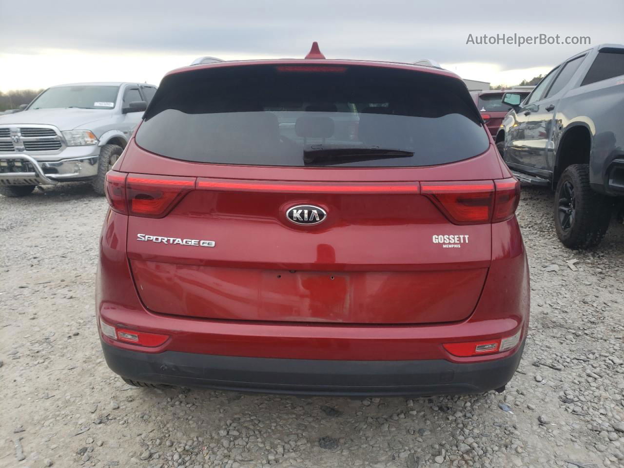 2017 Kia Sportage Lx Red vin: KNDPM3AC0H7240648