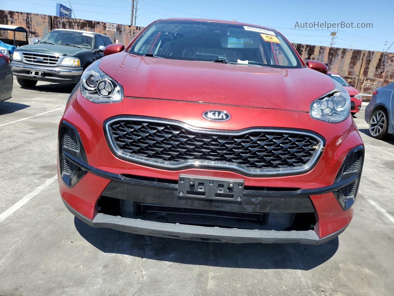 2020 Kia Sportage Lx Red vin: KNDPM3AC0L7697579