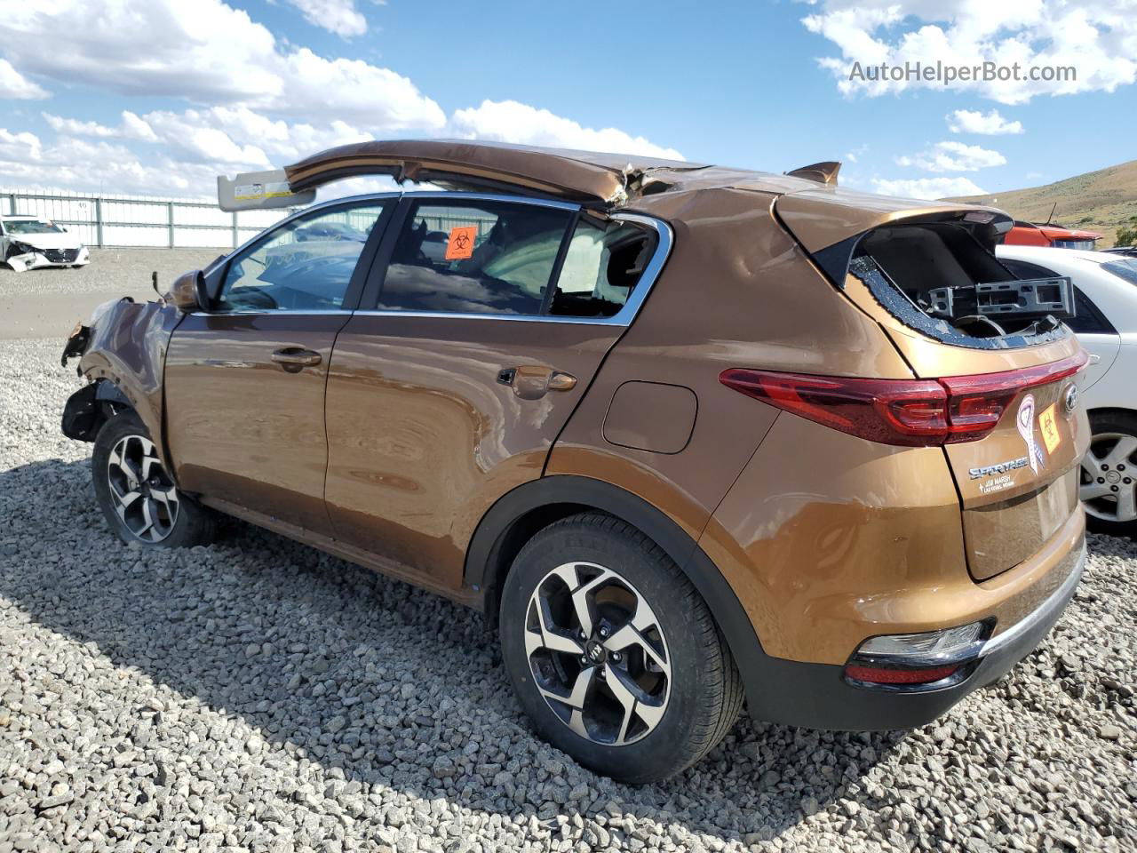 2020 Kia Sportage Lx Коричневый vin: KNDPM3AC0L7754069