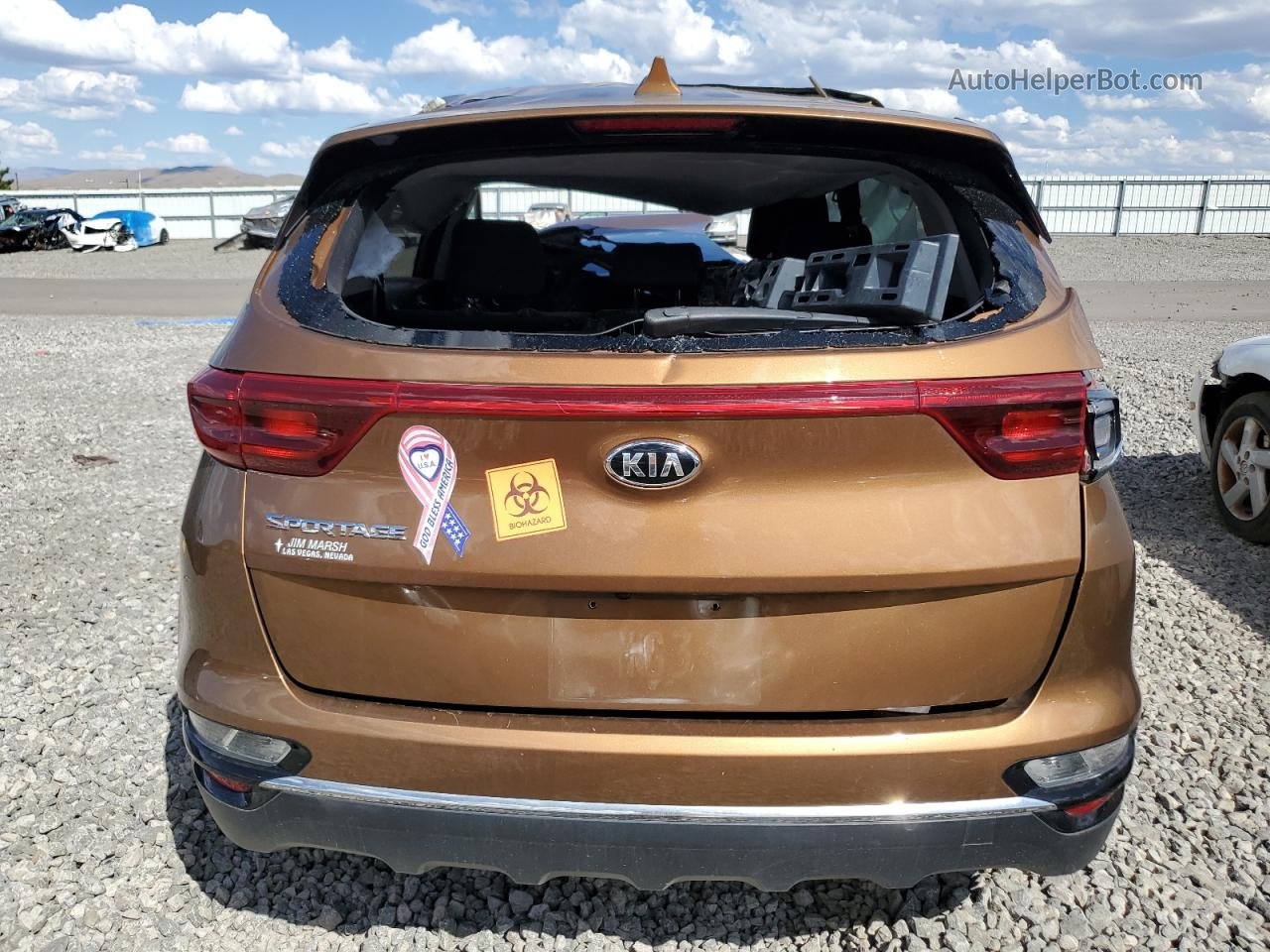 2020 Kia Sportage Lx Brown vin: KNDPM3AC0L7754069