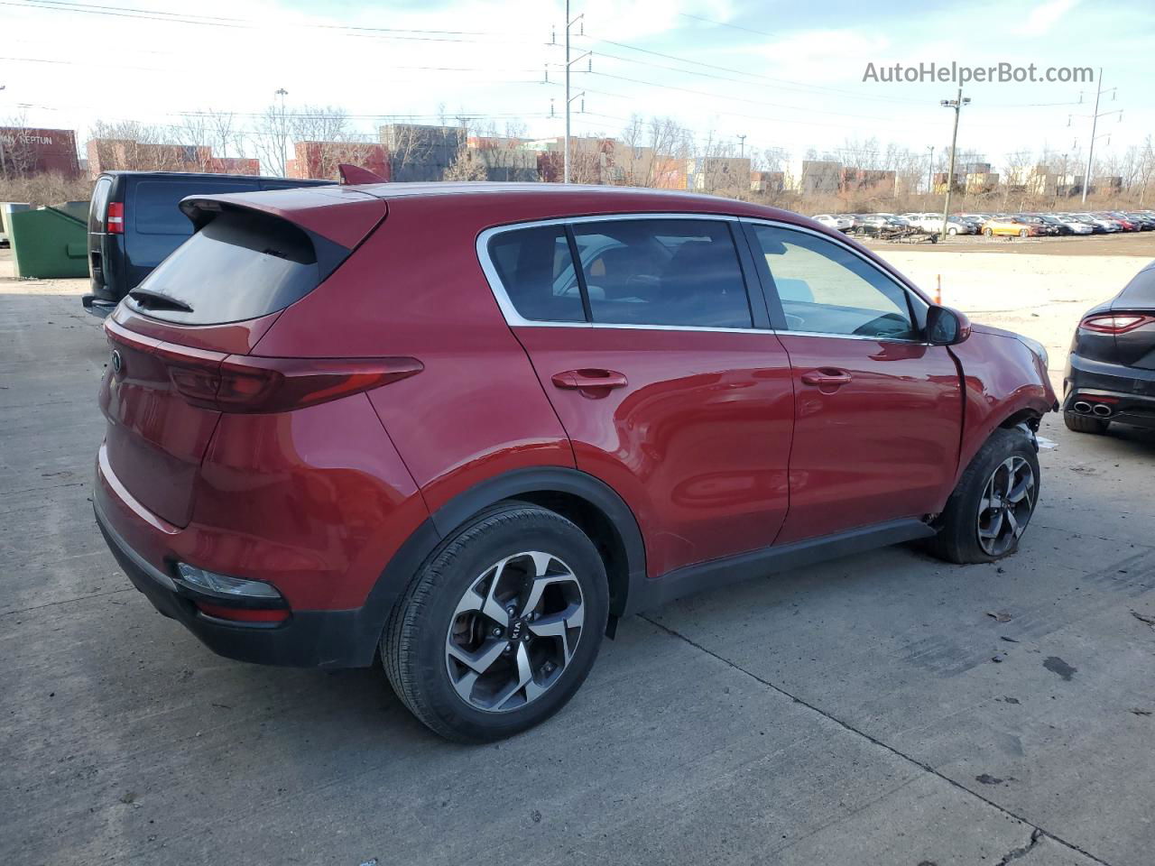 2020 Kia Sportage Lx Красный vin: KNDPM3AC0L7773320