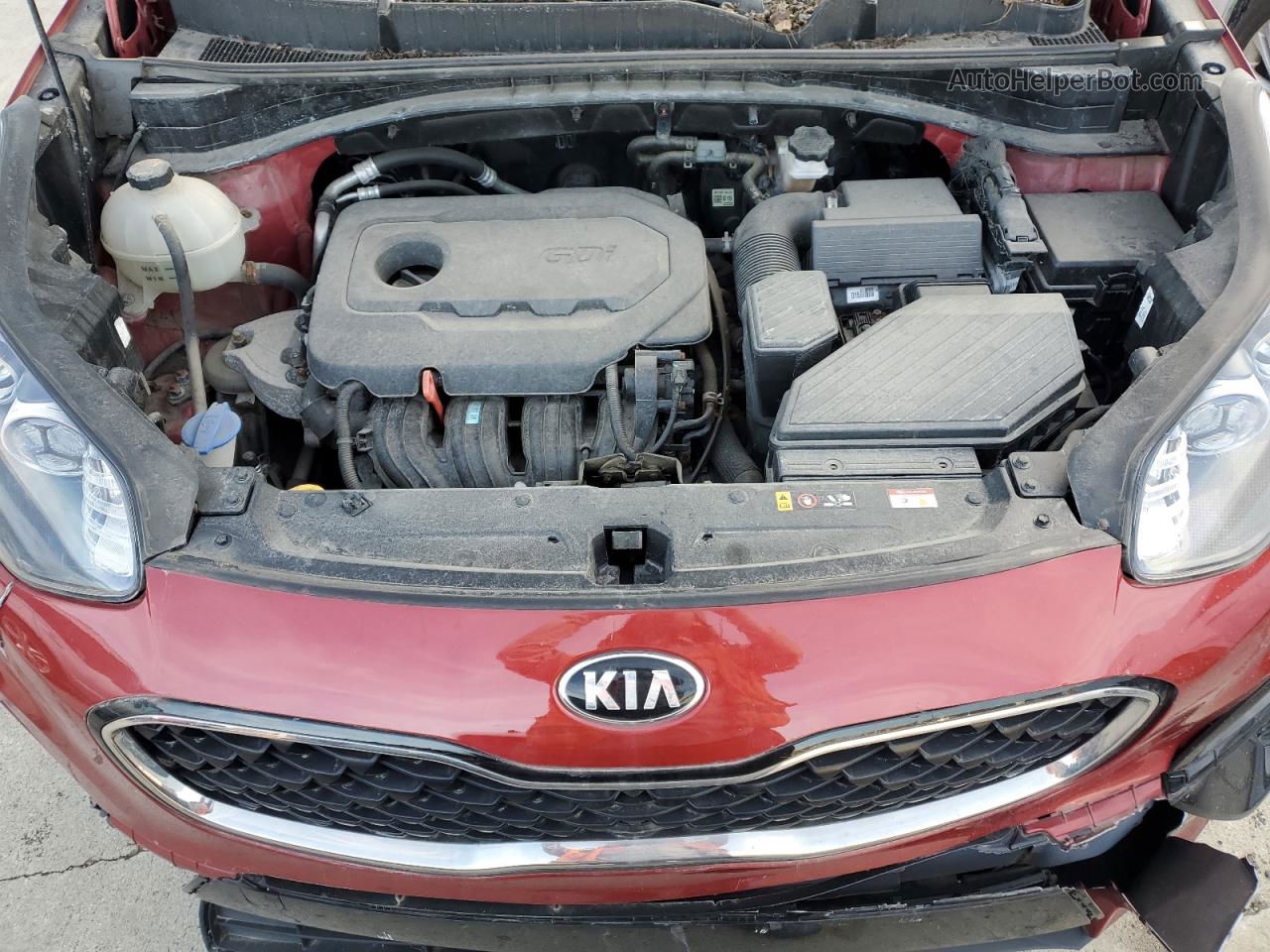 2020 Kia Sportage Lx Red vin: KNDPM3AC0L7773320