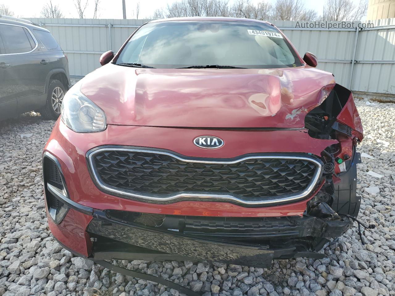 2020 Kia Sportage Lx Red vin: KNDPM3AC0L7775830