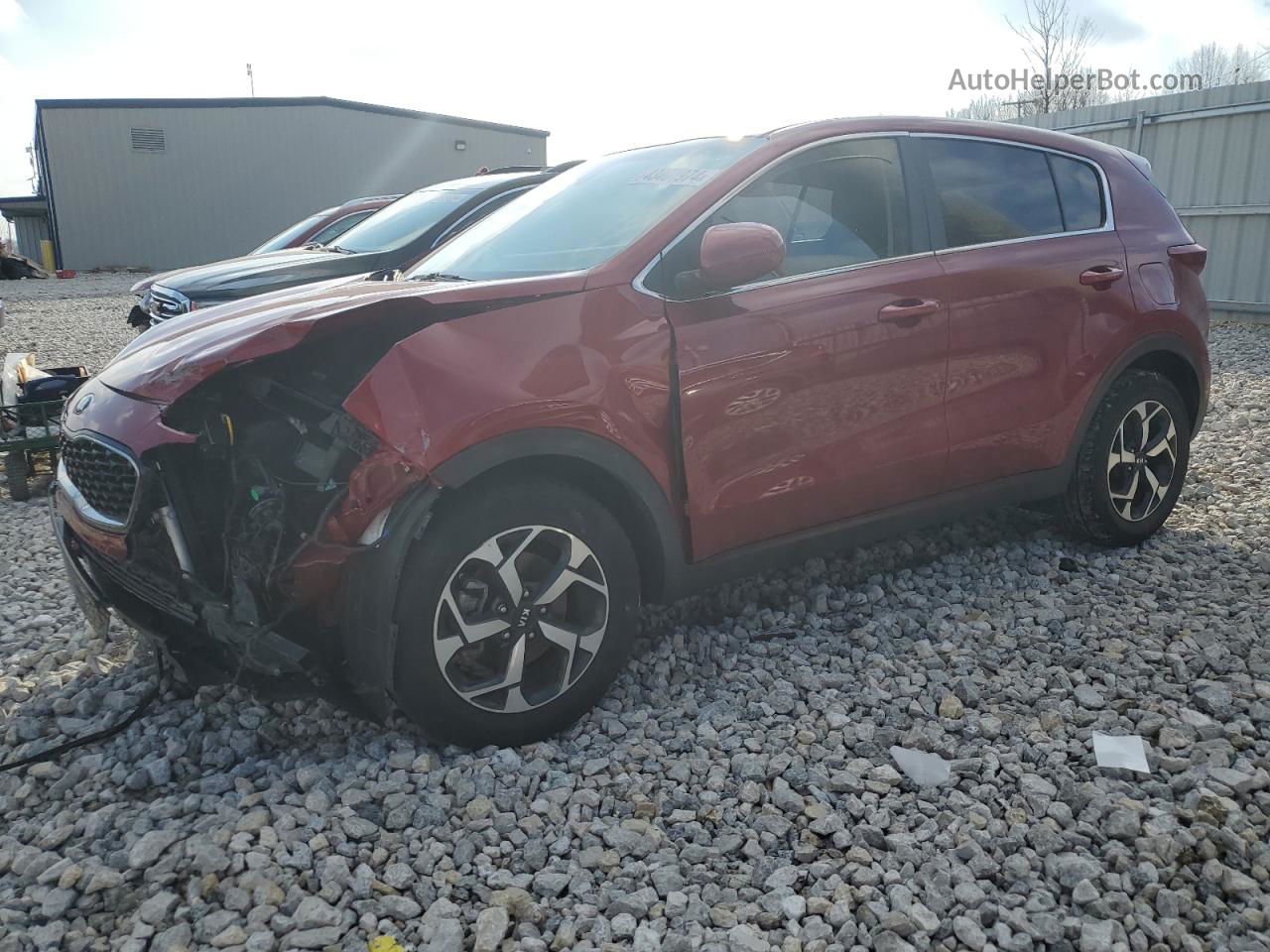 2020 Kia Sportage Lx Red vin: KNDPM3AC0L7775830